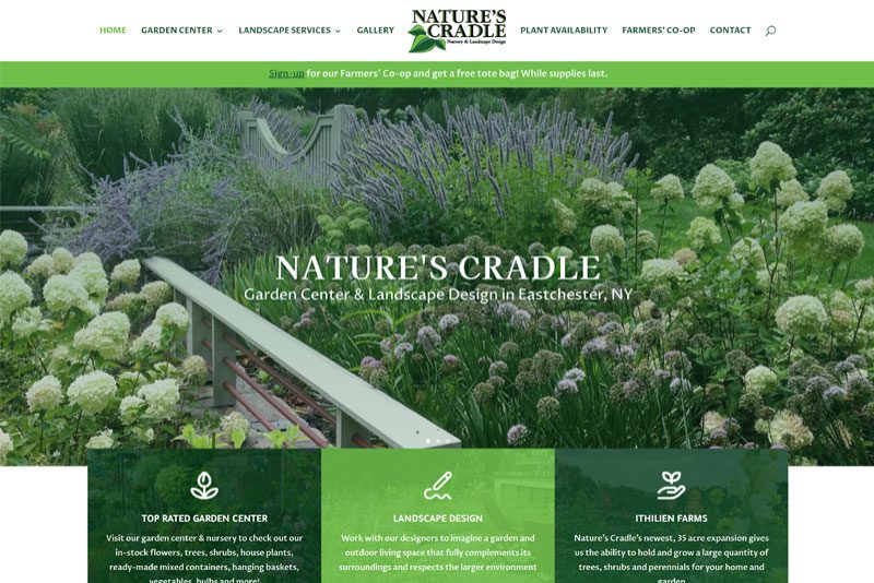 natures-cradle-website-design